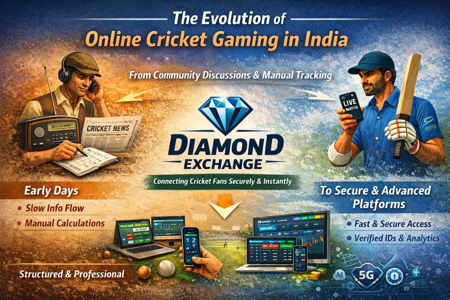 History of Online Gaming in India: How Diamond Exchange Fits In