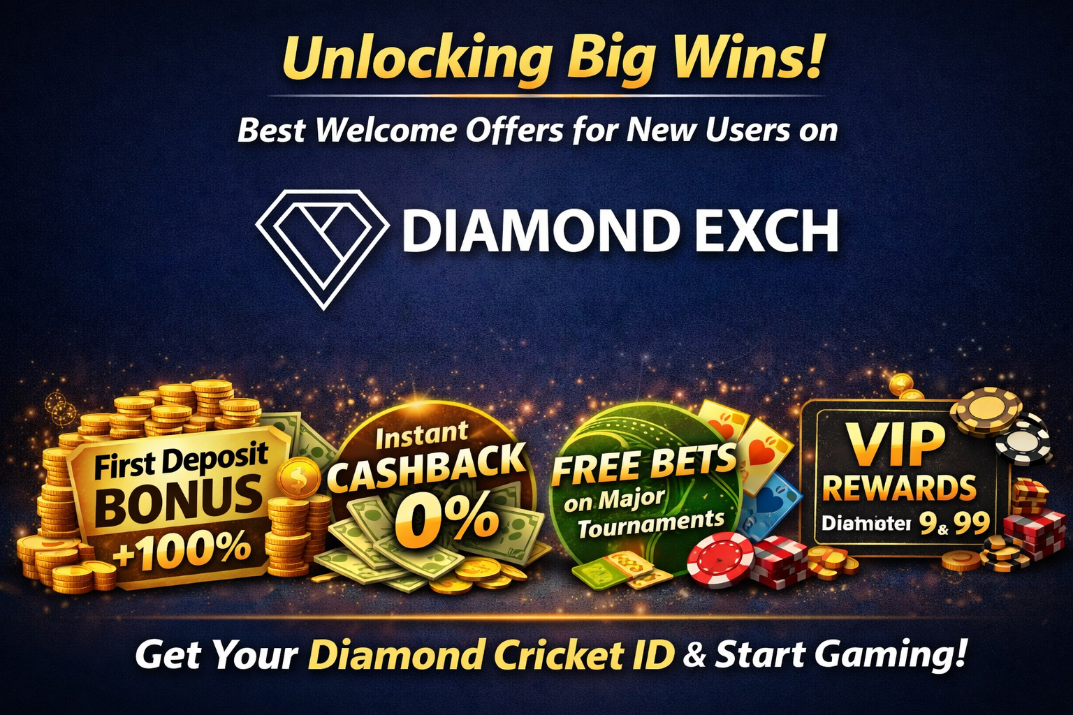Unlocking Big Wins: Best Welcome Offers for New Users on Diamond Exchange